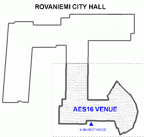 AES16 Venue at Rovaniemi City Hall