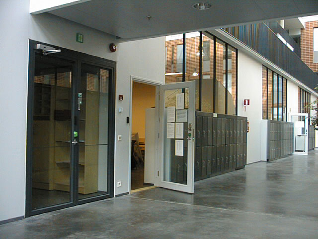 HUT CS building: PC classroom entrance