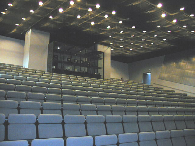 HUT CS building: Lecture hall T1, presenter view
