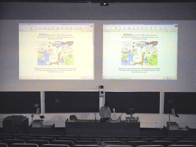 HUT CS building: Lecture hall T1